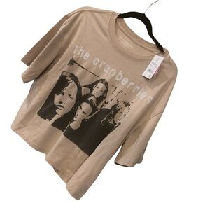 The Cranberries Graphic Beige T-Shirt